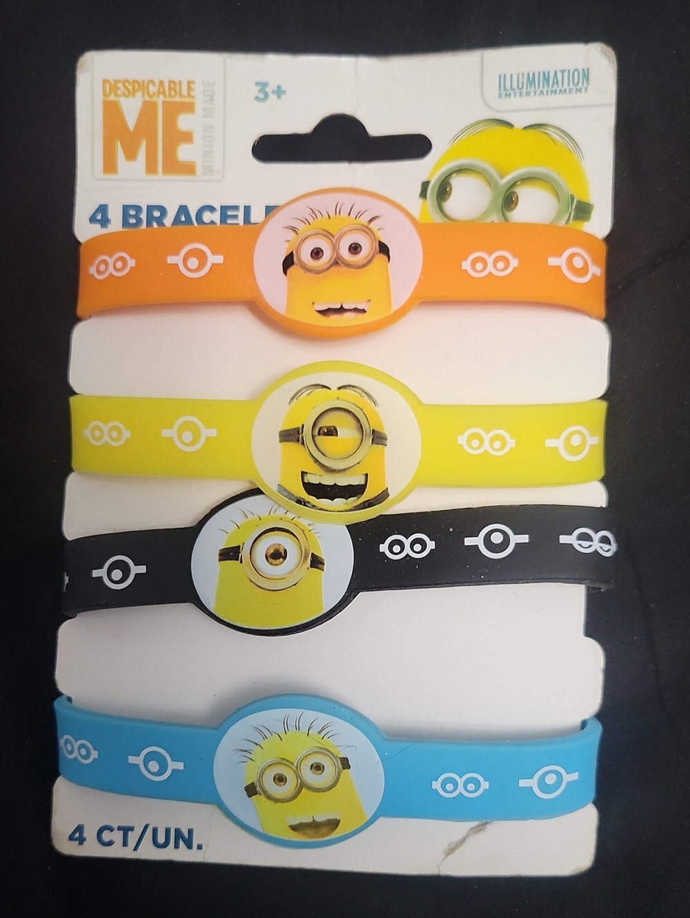 2/$7**Despicable Me 4 Silicone Bracelets